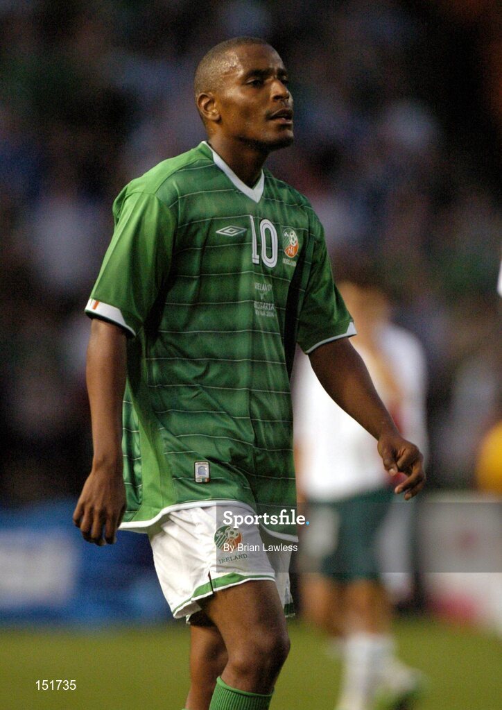 18 August 2004; Clinton Morrison, Republic of Ireland. International Friendly, Republic of Ireland v Bulgaria, Lansdowne Road, Dublin. Picture credit; Brian Lawless / SPORTSFILE