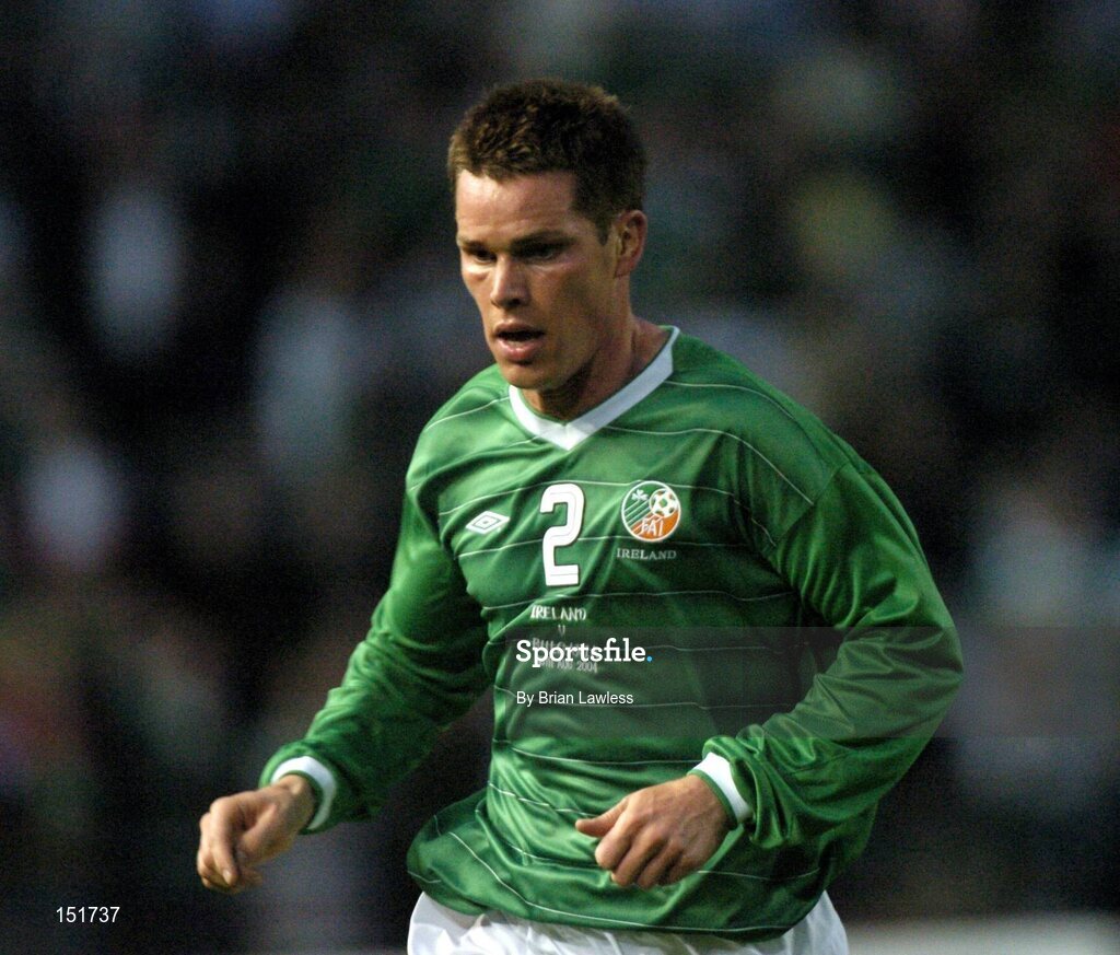18 August 2004; Steve Finnan, Republic of Ireland. International Friendly, Republic of Ireland v Bulgaria, Lansdowne Road, Dublin. Picture credit; Brian Lawless / SPORTSFILE