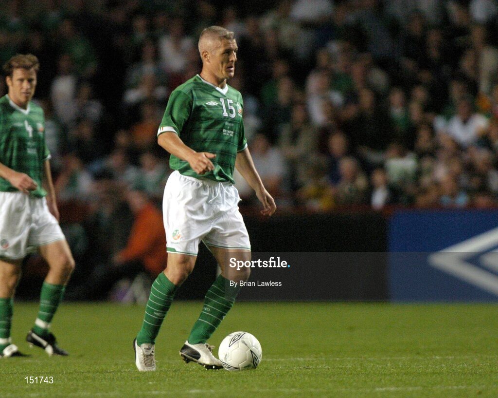 18 August 2004; Graham Kavanagh, Republic of Ireland. International Friendly, Republic of Ireland v Bulgaria, Lansdowne Road, Dublin. Picture credit; Brian Lawless / SPORTSFILE