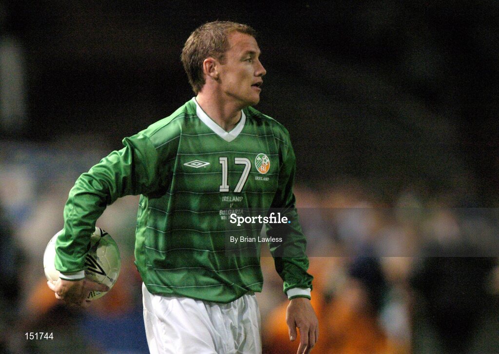 18 August 2004; Alan Quinn, Republic of Ireland. International Friendly, Republic of Ireland v Bulgaria, Lansdowne Road, Dublin. Picture credit; Brian Lawless / SPORTSFILE