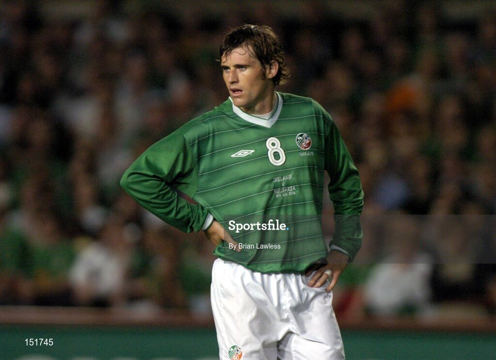18 August 2004; Kevin Kilbane, Republic of Ireland. International Friendly, Republic of Ireland v Bulgaria, Lansdowne Road, Dublin. Picture credit; Brian Lawless / SPORTSFILE
