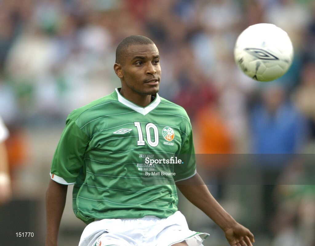 18 August 2004; Clinton Morrisson, Republic of Ireland. International Friendly, Republic of Ireland v Bulgaria, Lansdowne Road, Dublin. Picture credit; Matt Browne / SPORTSFILE