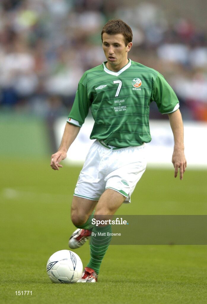 18 August 2004; Liam Miller, Republic of Ireland. International Friendly, Republic of Ireland v Bulgaria, Lansdowne Road, Dublin. Picture credit; Matt Browne / SPORTSFILE