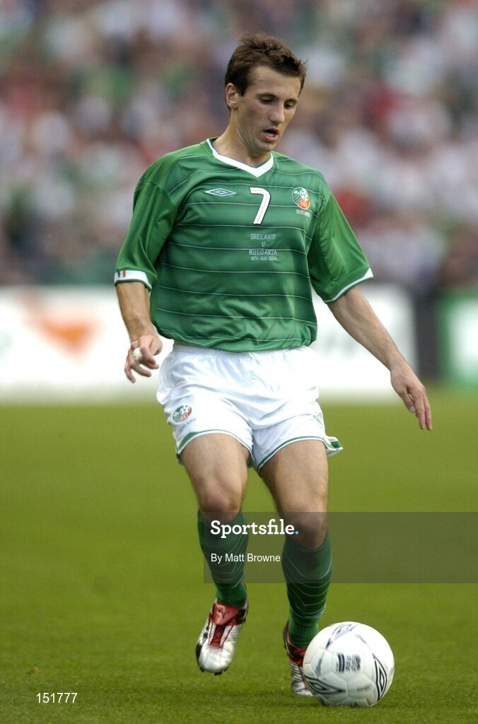 18 August 2004; Liam Miller, Republic of Ireland. International Friendly, Republic of Ireland v Bulgaria, Lansdowne Road, Dublin. Picture credit; Matt Browne / SPORTSFILE