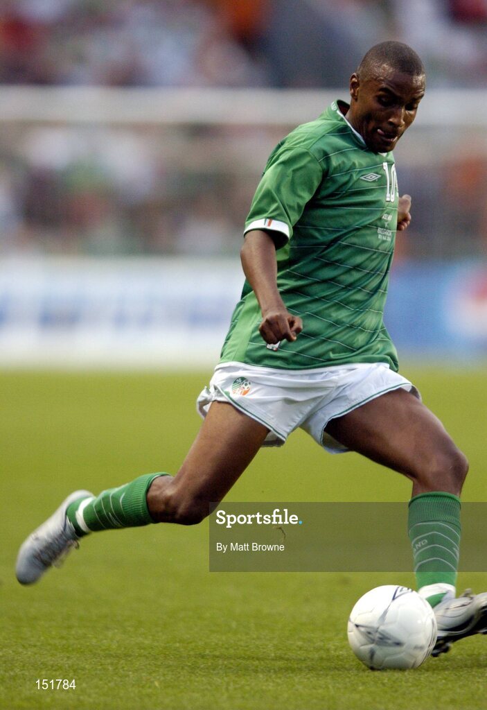 18 August 2004; Clinton Morrisson, Republic of Ireland. International Friendly, Republic of Ireland v Bulgaria, Lansdowne Road, Dublin. Picture credit; Matt Browne / SPORTSFILE