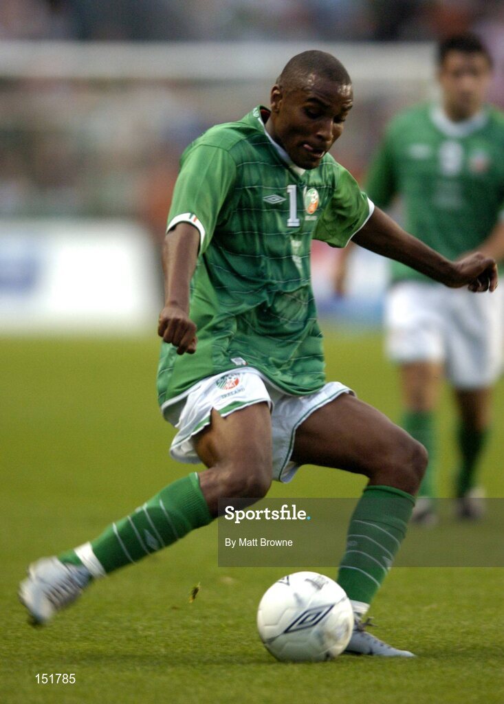 18 August 2004; Clinton Morrisson, Republic of Ireland. International Friendly, Republic of Ireland v Bulgaria, Lansdowne Road, Dublin. Picture credit; Matt Browne / SPORTSFILE