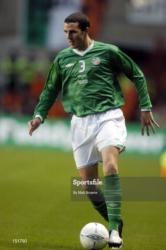 18 August 2004; John O'Shea, Republic of Ireland. International Friendly, Republic of Ireland v Bulgaria, Lansdowne Road, Dublin. Picture credit; Matt Browne / SPORTSFILE