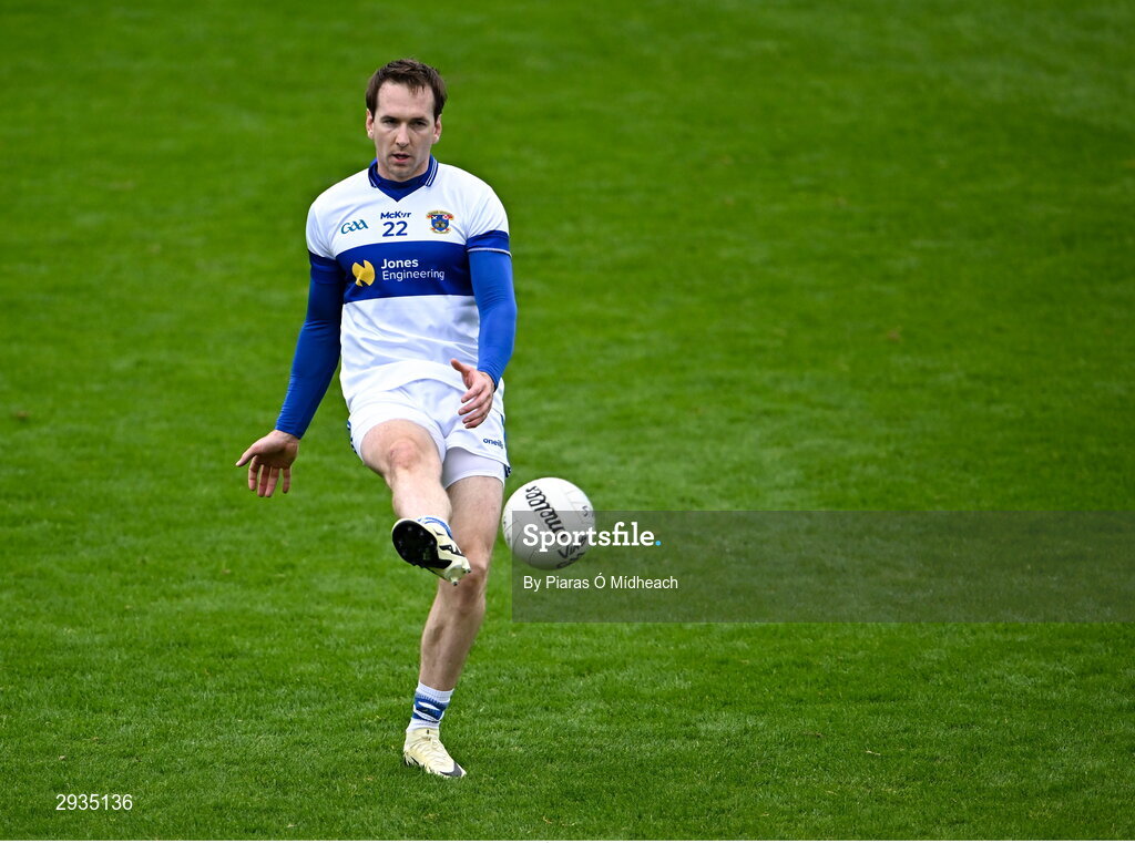8 September 2024; Nathan Mullins of St Vincent's during the Dublin County Senior 1 Club Football Championship Group 4 match between Skerries Harps and St Vincent's at Parnell Park in Dublin. Photo by Piaras Ó Mídheach/Sportsfile