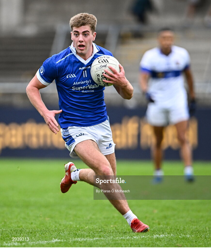 8 September 2024; Greg McEneaney of Skerries Harps during the Dublin County Senior 1 Club Football Championship Group 4 match between Skerries Harps and St Vincent's at Parnell Park in Dublin. Photo by Piaras Ó Mídheach/Sportsfile