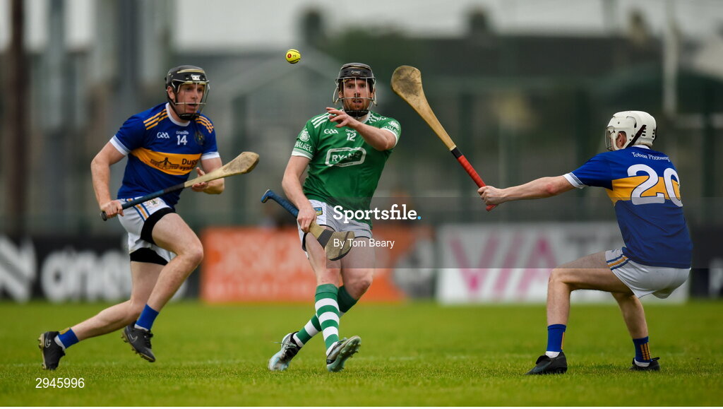 22 September 2024; Michael Houlihan of Kilmallock during the Limerick County Senior Club Hurling Championship Group 1 match between Patrickswell and Kilmallock at Mick Neville Park in Rathkeale, Limerick. Photo by Tom Beary/Sportsfile