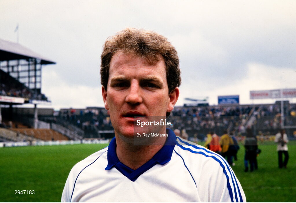 11 August 1985; Hugo Clerkin of Monaghan before the All-Ireland Senior Football Championship semi-final match between Kerry and Monaghan at Croke Park in Dublin. Photo by Ray McManus/Sportsfile