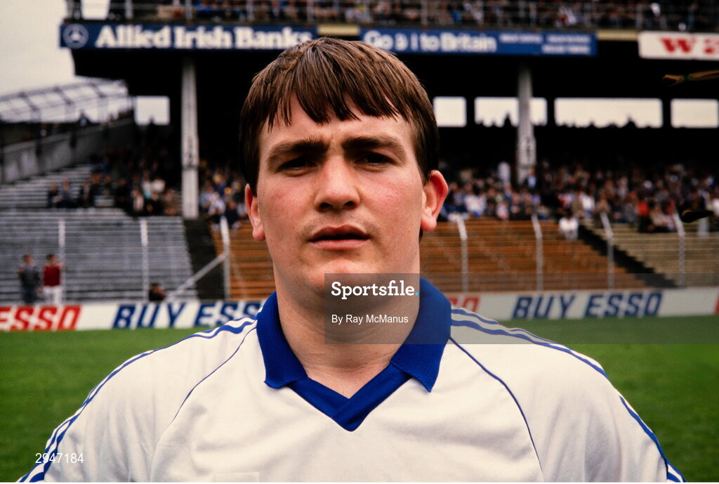 11 August 1985; Ray McCarron of Monaghan before the All-Ireland Senior Football Championship semi-final match between Kerry and Monaghan at Croke Park in Dublin. Photo by Ray McManus/Sportsfile