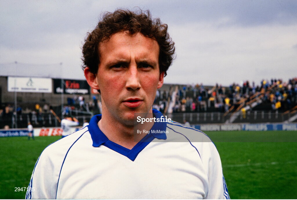 11 August 1985; Eugene Sherry of Monaghan before the All-Ireland Senior Football Championship semi-final match between Kerry and Monaghan at Croke Park in Dublin. Photo by Ray McManus/Sportsfile