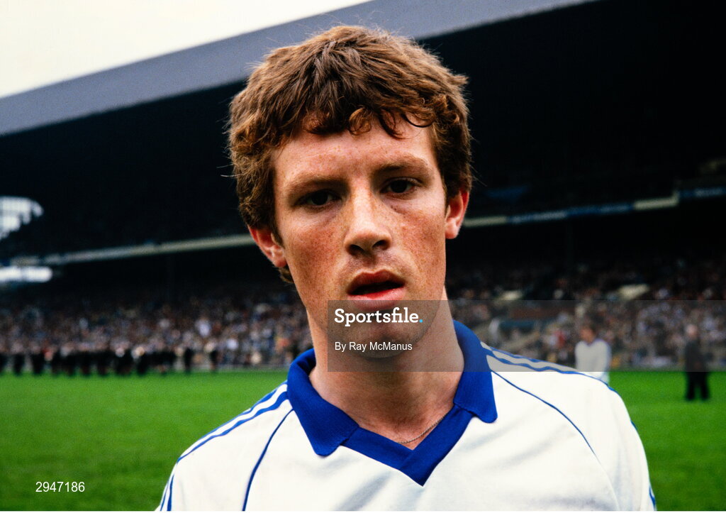 11 August 1985; Michael O'Dowd of Monaghan before the All-Ireland Senior Football Championship semi-final match between Kerry and Monaghan at Croke Park in Dublin. Photo by Ray McManus/Sportsfile