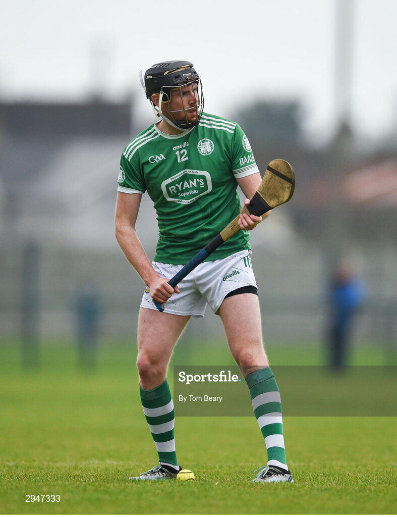 22 September 2024; Michael Houlihan of Kilmallock during the Limerick County Senior Club Hurling Championship Group 1 match between Patrickswell and Kilmallock at Mick Neville Park in Rathkeale, Limerick. Photo by Tom Beary/Sportsfile