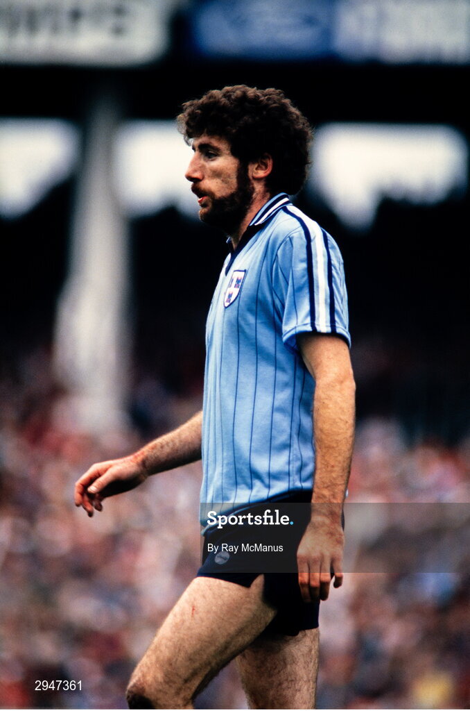 22 September 1985; Kieran Duff of Dublin during the All Ireland Football Championship Final match between Kerry and Dublin at Croke Park, Dublin. Photo by Ray McManus/Sportsfile