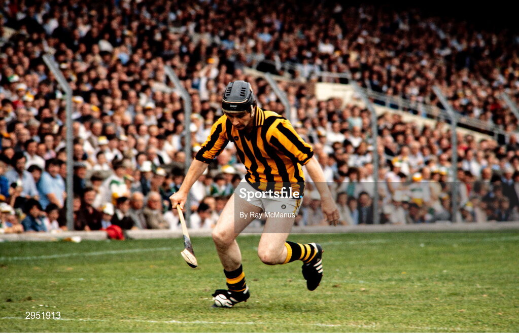 25 July 1982; Harry Ryan of Kilkenny in action during the Leinster Senior Hurling Championship Final match between Kilkenny and Offaly at Croke Park in Dublin. Photo by Ray McManus/Sportsfile