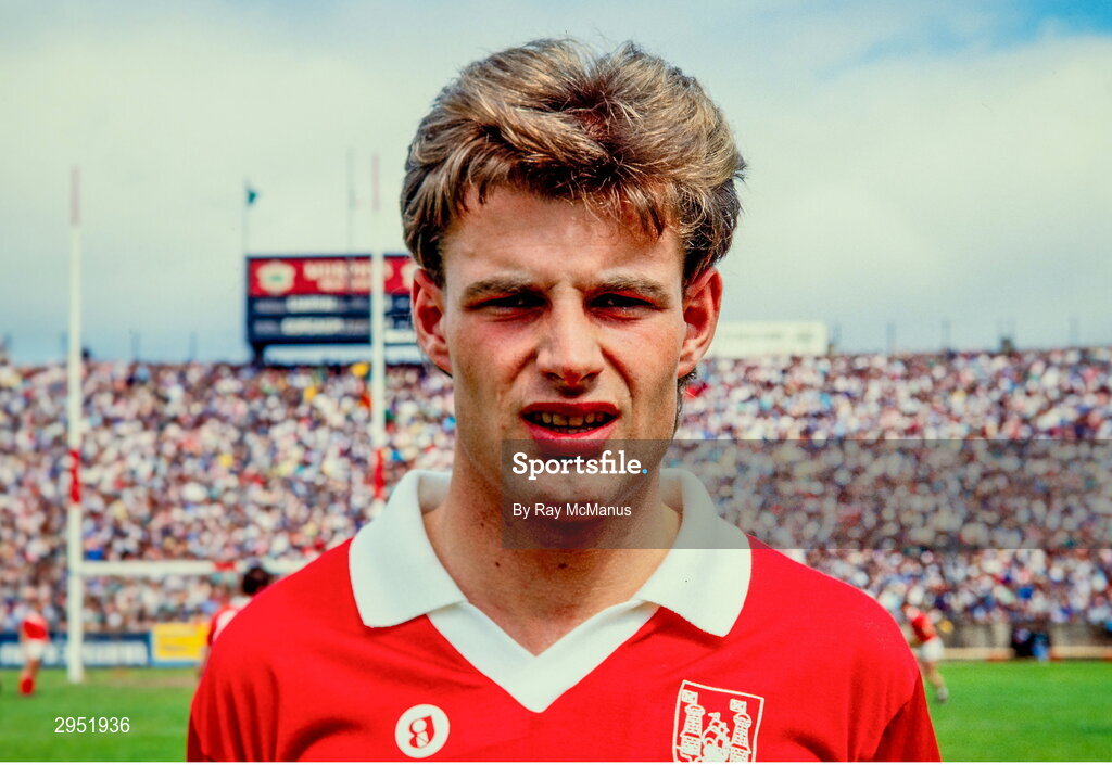 26 July 1987; Paddy Hayes of Cork prior to the Munster Senior Football Championship Final between Cork and Kerry at Páirc Ui Chaoimh in Cork. Photo by Ray McManus/Sportsfile