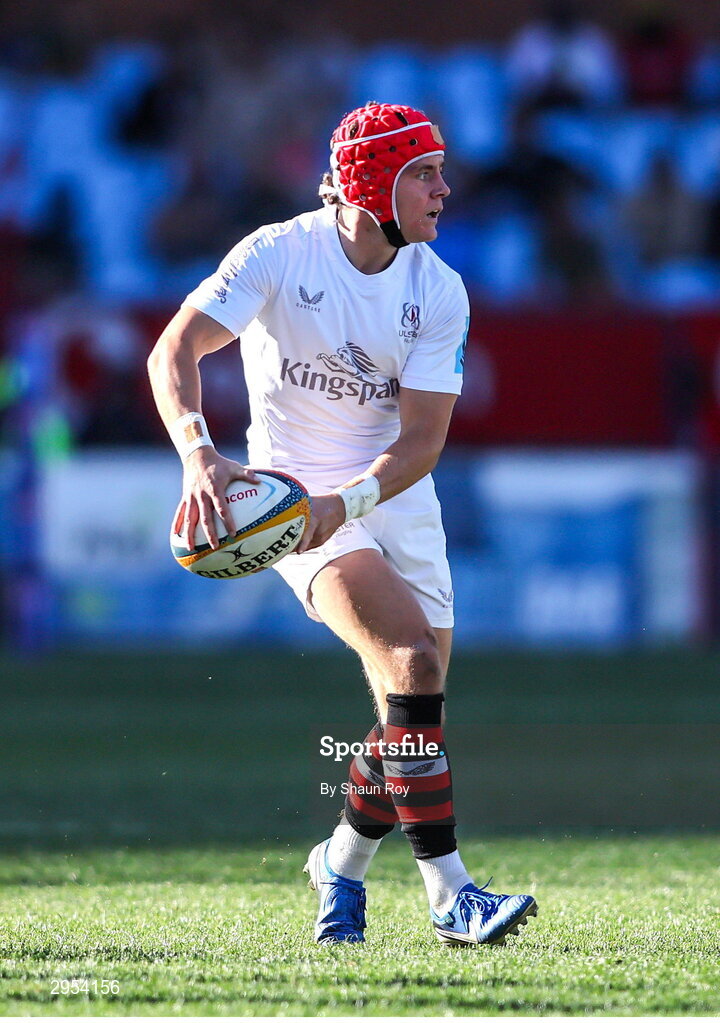 5 October 2024; Mike Lowry of Ulster during the United Rugby Championship match between Vodacom Bulls and Ulster at Loftus Versfeld Stadium in Pretoria, South Africa. Photo by Shaun Roy/Sportsfile