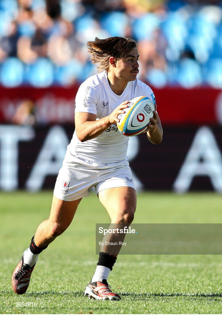 5 October 2024; Aidan Morgan of Ulster in action during the United Rugby Championship match between Vodacom Bulls and Ulster at Loftus Versfeld Stadium in Pretoria, South Africa. Photo by Shaun Roy/Sportsfile