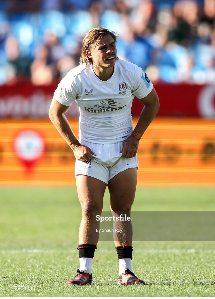 5 October 2024; Aidan Morgan of Ulster during the United Rugby Championship match between Vodacom Bulls and Ulster at Loftus Versfeld Stadium in Pretoria, South Africa. Photo by Shaun Roy/Sportsfile