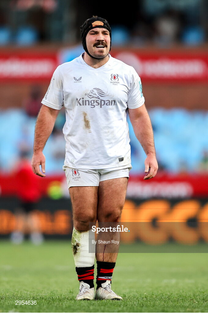 5 October 2024; Tom O’Toole of Ulster during the United Rugby Championship match between Vodacom Bulls and Ulster at Loftus Versfeld Stadium in Pretoria, South Africa. Photo by Shaun Roy/Sportsfile