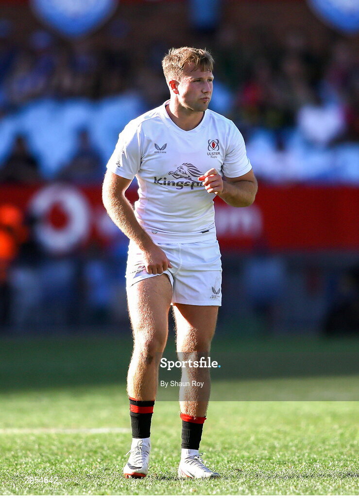 5 October 2024; Stewart Moore of Ulster during the United Rugby Championship match between Vodacom Bulls and Ulster at Loftus Versfeld Stadium in Pretoria, South Africa. Photo by Shaun Roy/Sportsfile