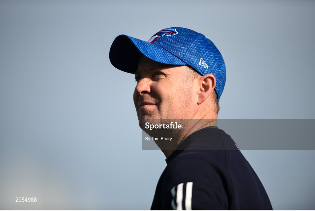 6 October 2024; Palatine joint manager Eddie McGarry before the Carlow County Senior Football Championship final match between Rathvilly and Palatine at Netwatch Cullen Park in Carlow. Photo by Tom Beary/Sportsfile