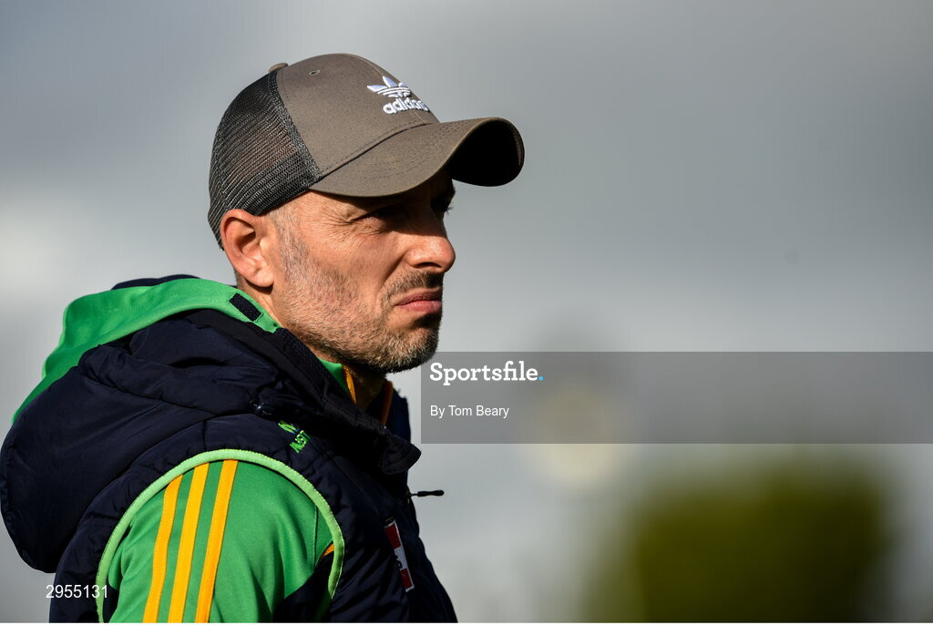 6 October 2024; Rathvilly joint manager JJ Smith before the Carlow County Senior Football Championship final match between Rathvilly and Palatine at Netwatch Cullen Park in Carlow. Photo by Tom Beary/Sportsfile