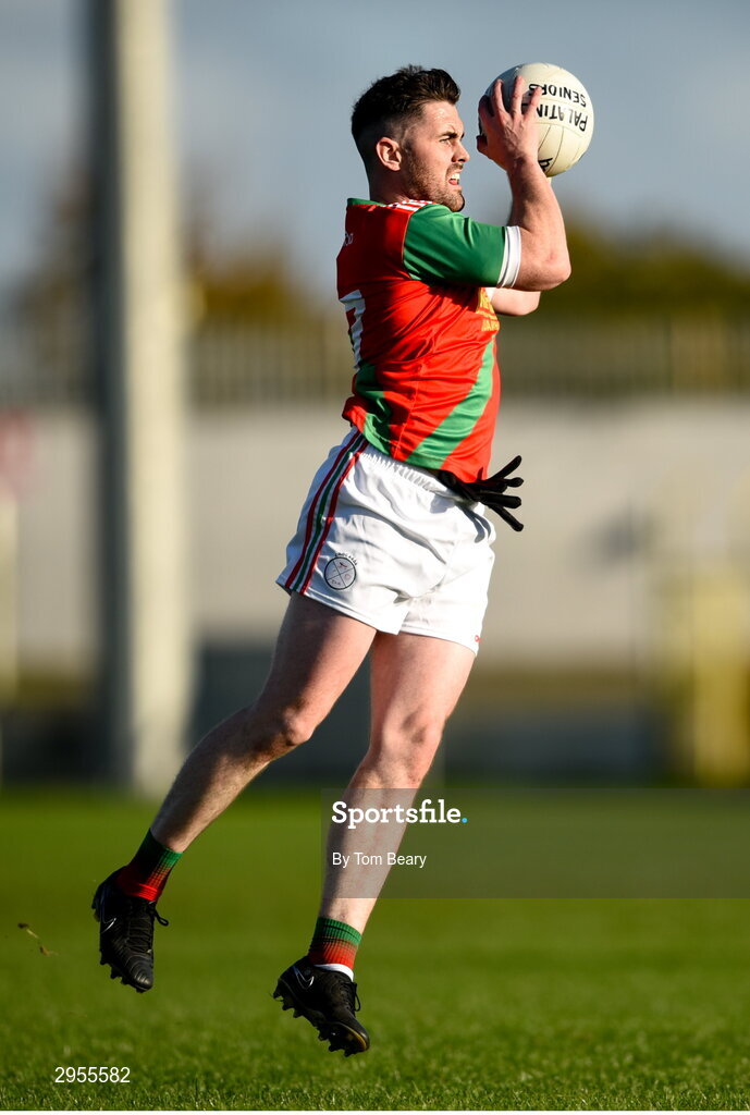 6 October 2024; Stephen Reilly of Palatine during the Carlow County Senior Football Championship final match between Rathvilly and Palatine at Netwatch Cullen Park in Carlow. Photo by Tom Beary/Sportsfile