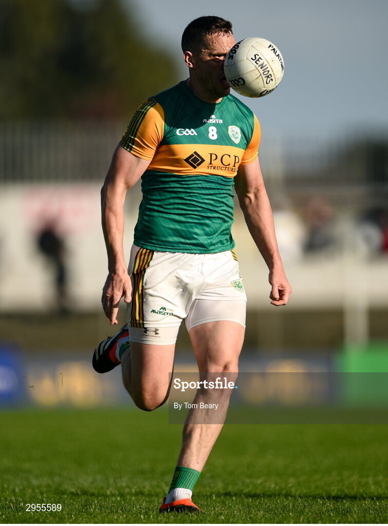 6 October 2024; Brendan Murphy of Rathvilly during the Carlow County Senior Football Championship final match between Rathvilly and Palatine at Netwatch Cullen Park in Carlow. Photo by Tom Beary/Sportsfile