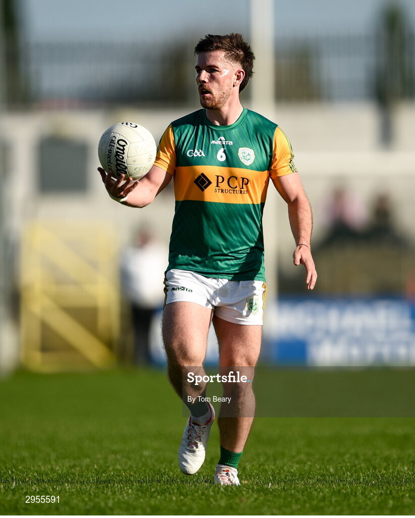 6 October 2024; Josh Moore of Rathvilly during the Carlow County Senior Football Championship final match between Rathvilly and Palatine at Netwatch Cullen Park in Carlow. Photo by Tom Beary/Sportsfile