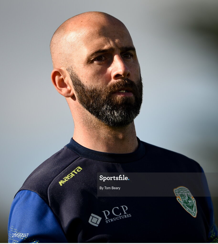 6 October 2024; Rathvilly joint manager Kevin Byrne before the Carlow County Senior Football Championship final match between Rathvilly and Palatine at Netwatch Cullen Park in Carlow. Photo by Tom Beary/Sportsfile