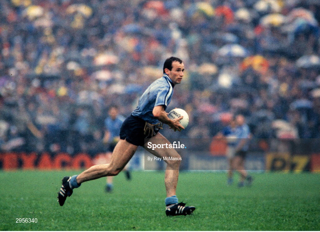28 July 1985; Tommy Carr of Dublin during the Leinster Senior Football Championship Final match between Dublin and Laois at Croke Park in Dublin. Photo by Ray McManus/Sportsfile