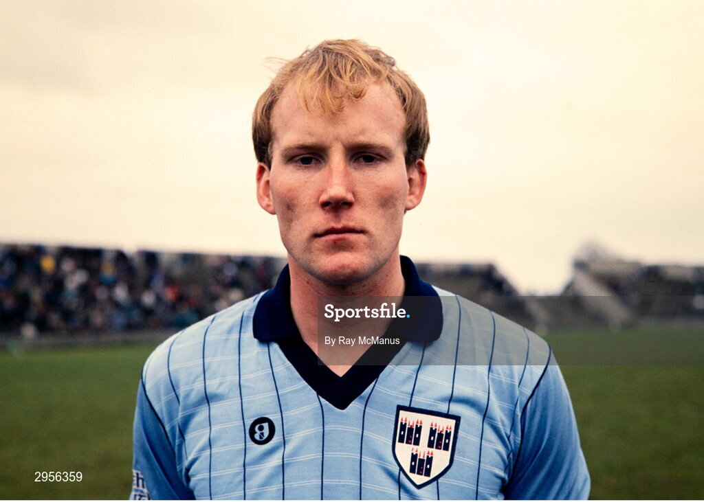 29 June 1986; Declan Bolger of Dublin before the Leinster Senior Football Championship Semi-final match between Dublin and Offaly in O'Moore Park in Portlaoise, Laois. Photo by Ray McManus/Sportsfile