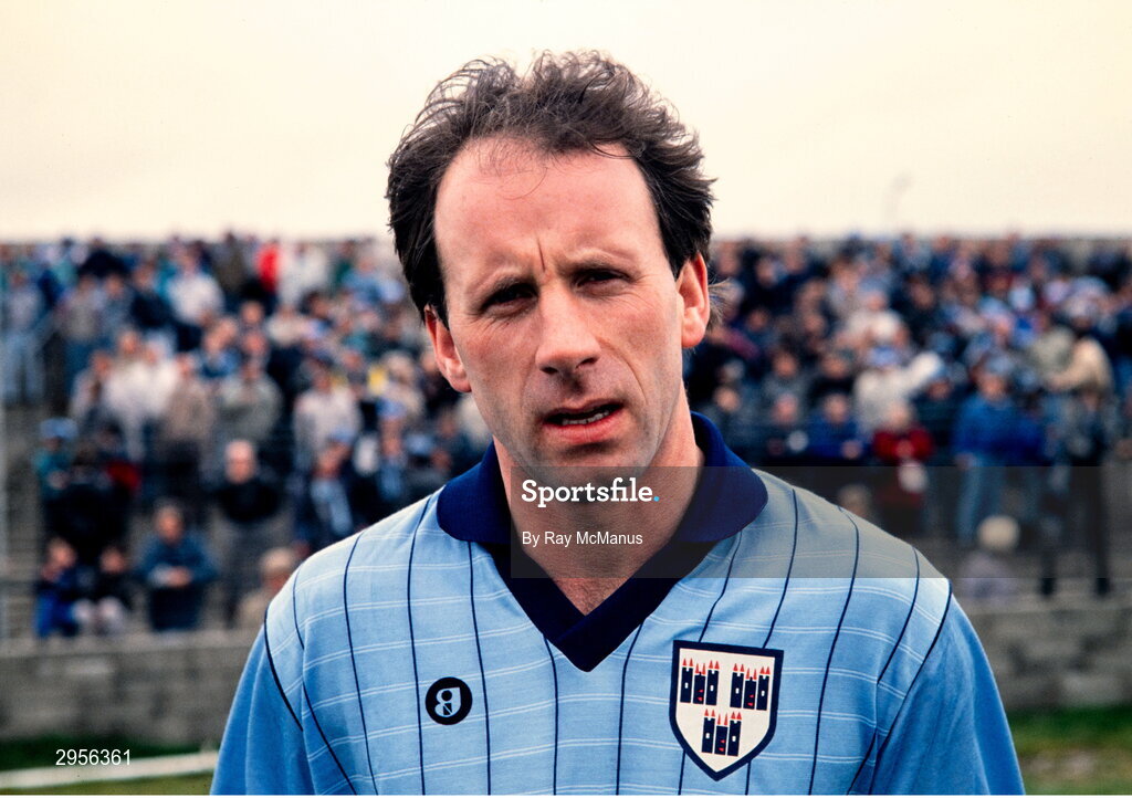 29 June 1986; Mick Kennedy of Dublin before the Leinster Senior Football Championship Semi-final match between Dublin and Offaly in O'Moore Park in Portlaoise, Laois. Photo by Ray McManus/Sportsfile