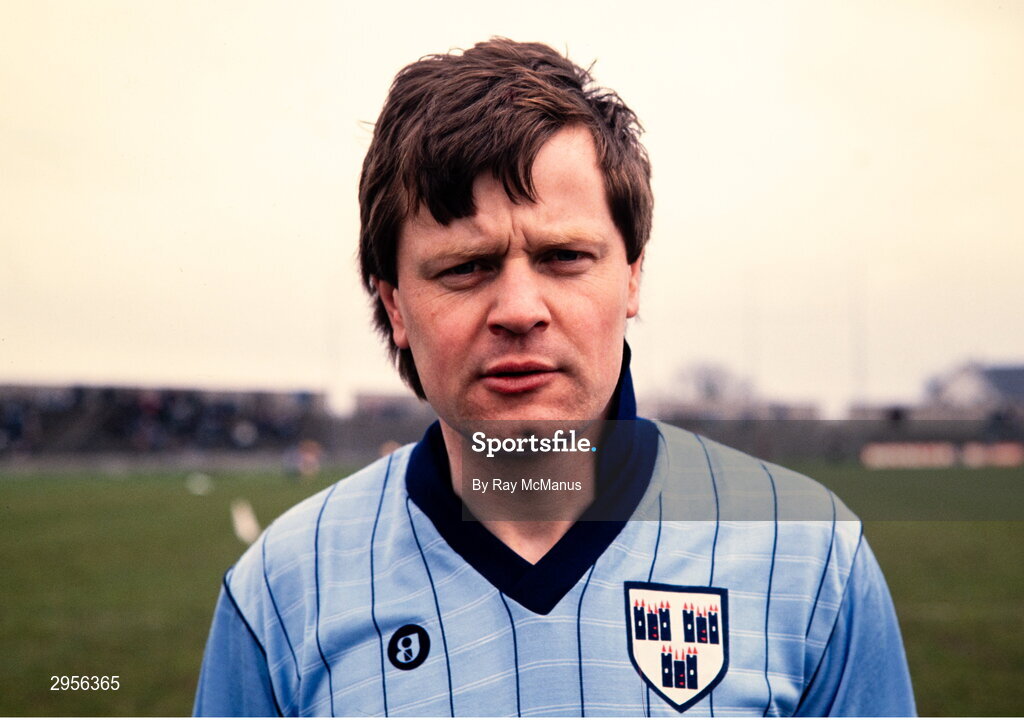 29 June 1986; Jim Ronayne of Dublin before the Leinster Senior Football Championship Semi-final match between Dublin and Offaly in O'Moore Park in Portlaoise, Laois. Photo by Ray McManus/Sportsfile