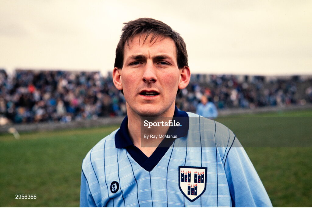 29 June 1986; Mick Deegan of Dublin before the Leinster Senior Football Championship Semi-final match between Dublin and Offaly in O'Moore Park in Portlaoise, Laois. Photo by Ray McManus/Sportsfile