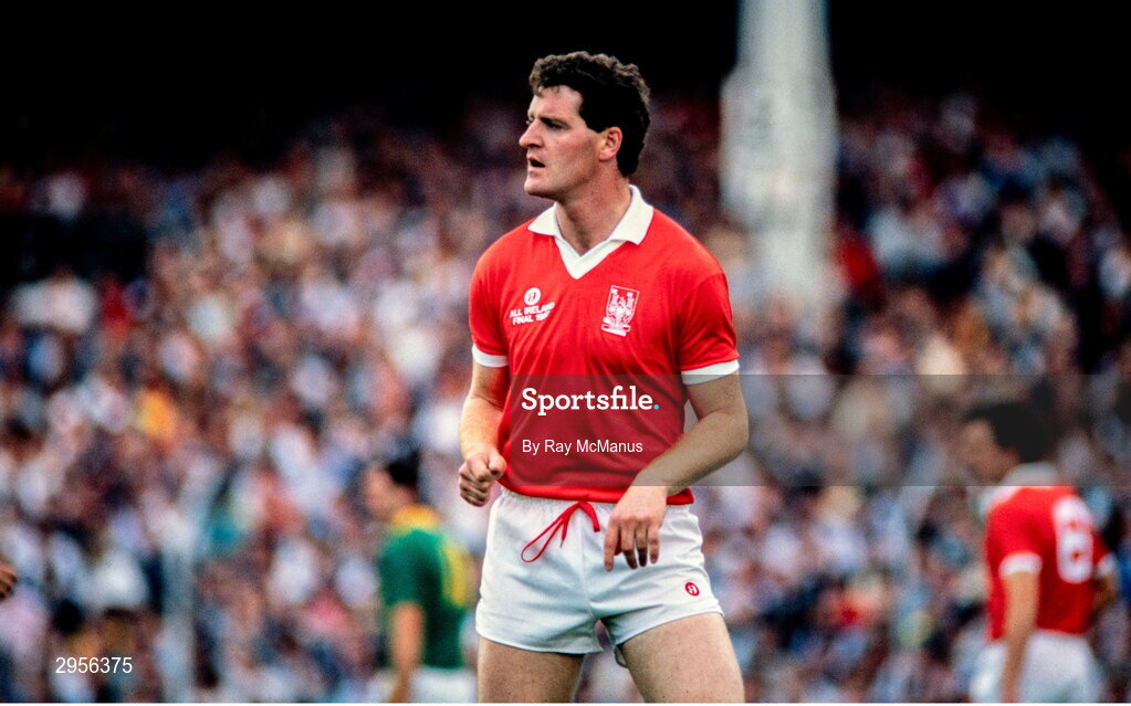 20 September 1987; Colman Corrigan during the All-Ireland Senior Football Championship Final match between Meath and Cork at Croke Park in Dublin. Photo by Ray McManus/Sportsfile