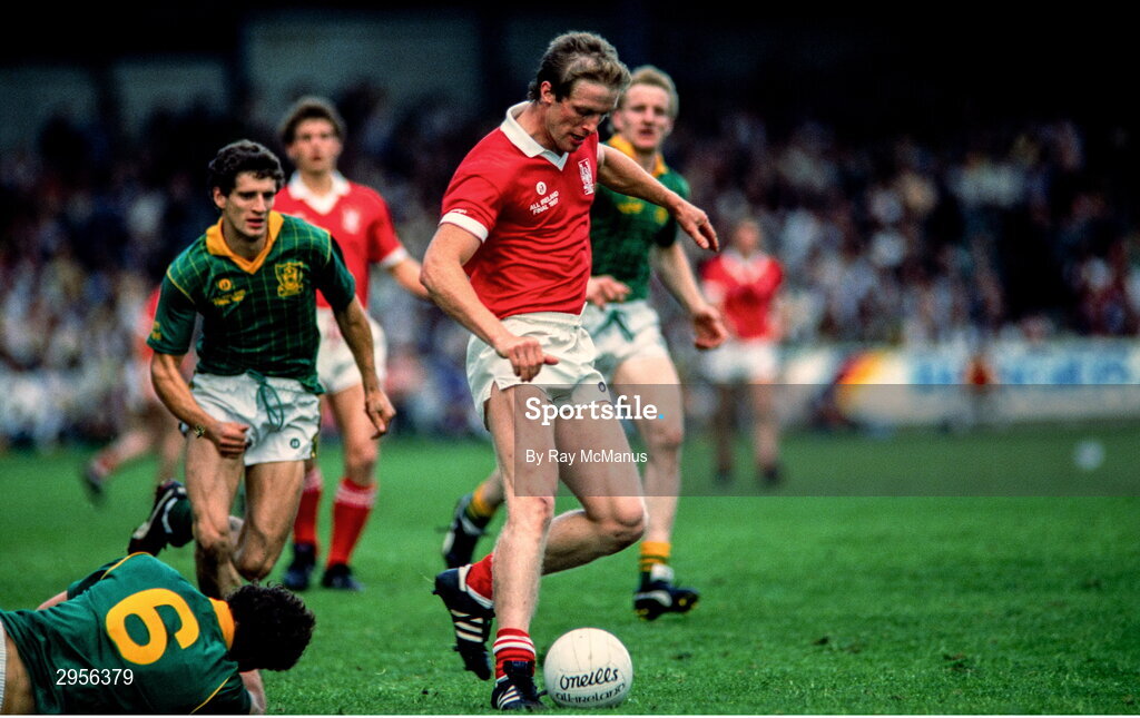 20 September 1987; Larry Tompinks of Cork during the All-Ireland Senior Football Championship Final between Meath and Cork at Croke Park in Dublin. Photo by Ray McManus/Sportsfile