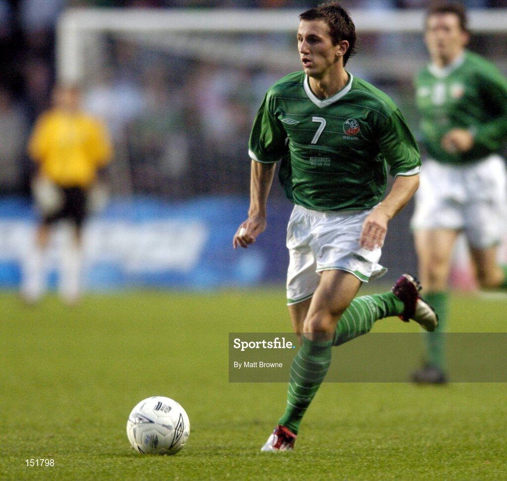 18 August 2004; Liam Miller, Republic of Ireland. International Friendly, Republic of Ireland v Bulgaria, Lansdowne Road, Dublin. Picture credit; Matt Browne / SPORTSFILE