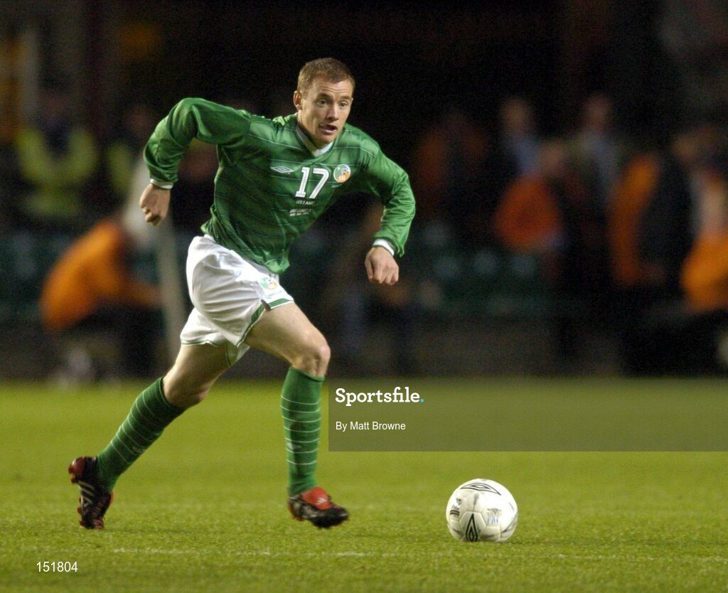18 August 2004; Alan Quinn, Republic of Ireland. International Friendly, Republic of Ireland v Bulgaria, Lansdowne Road, Dublin. Picture credit; Matt Browne / SPORTSFILE