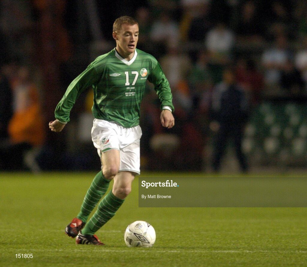 18 August 2004; Alan Quinn, Republic of Ireland. International Friendly, Republic of Ireland v Bulgaria, Lansdowne Road, Dublin. Picture credit; Matt Browne / SPORTSFILE