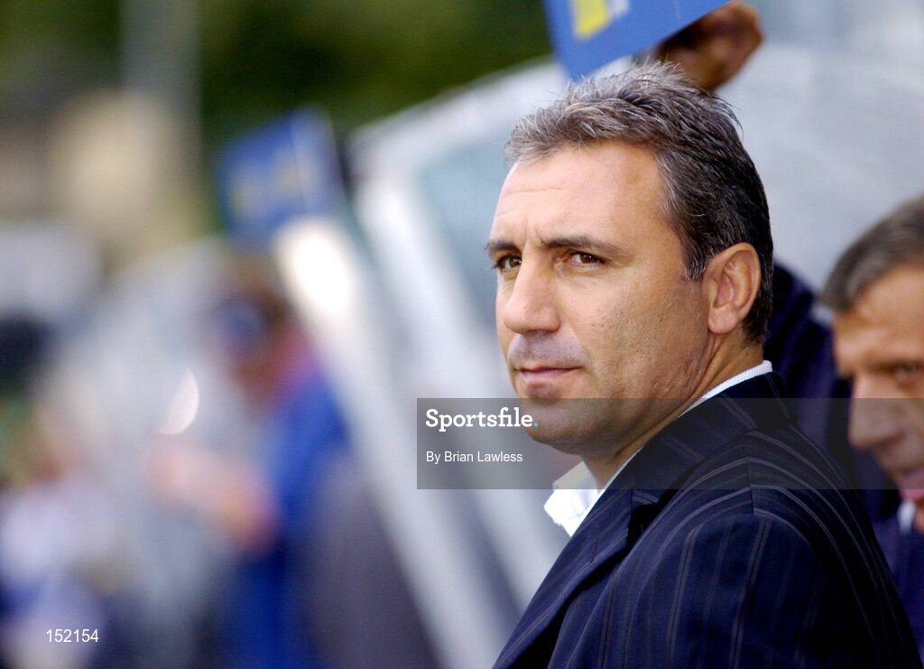 18 August 2004; Hristo Stoitchkov, Bulgaria manager. International Friendly, Republic of Ireland v Bulgaria, Lansdowne Road, Dublin. Picture credit; Brian Lawless / SPORTSFILE