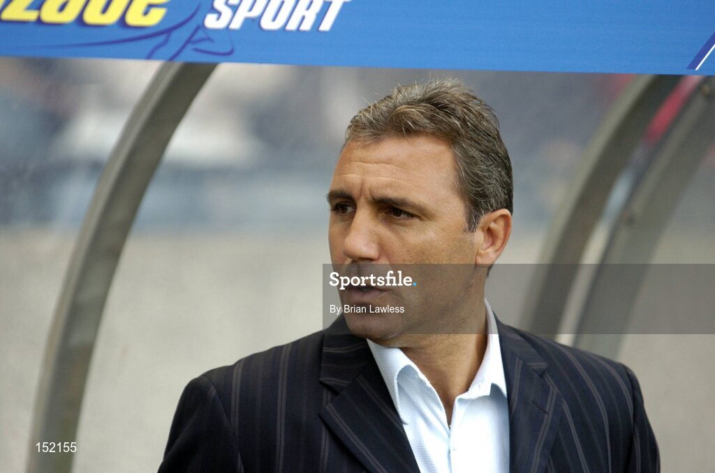 18 August 2004; Hristo Stoitchkov, Bulgaria manager. International Friendly, Republic of Ireland v Bulgaria, Lansdowne Road, Dublin. Picture credit; Brian Lawless / SPORTSFILE