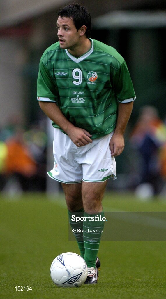 18 August 2004; Andy Reid, Republic of Ireland. International Friendly, Republic of Ireland v Bulgaria, Lansdowne Road, Dublin. Picture credit; Brian Lawless / SPORTSFILE
