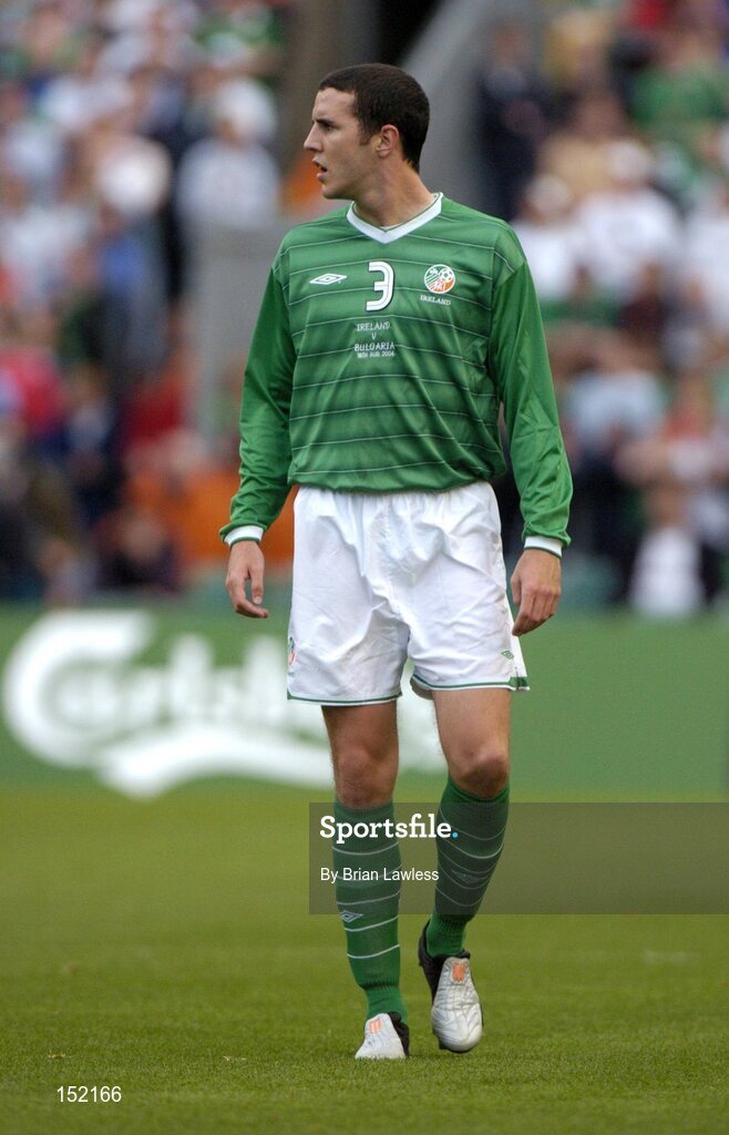18 August 2004; John O'Shea, Republic of Ireland. International Friendly, Republic of Ireland v Bulgaria, Lansdowne Road, Dublin. Picture credit; Brian Lawless / SPORTSFILE