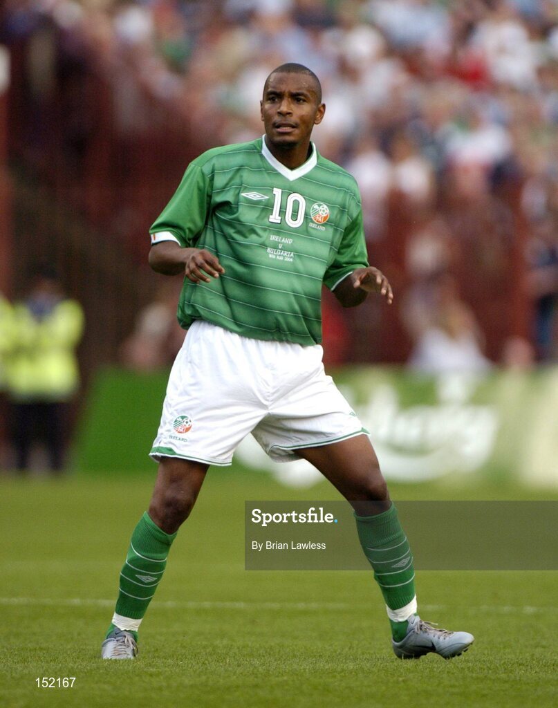 18 August 2004; Clinton Morrison, Republic of Ireland. International Friendly, Republic of Ireland v Bulgaria, Lansdowne Road, Dublin. Picture credit; Brian Lawless / SPORTSFILE