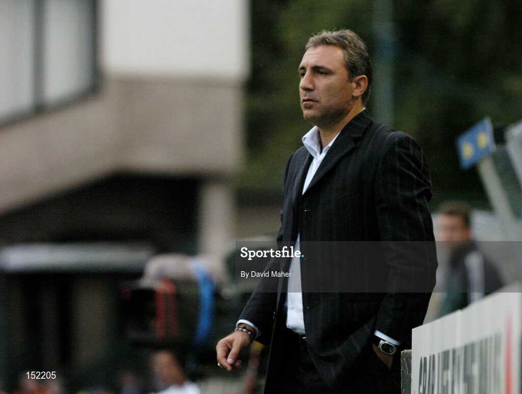 18 August 2004; Hristo Stoichdov, Bulgaria manager. International Friendly, Republic of Ireland v Bulgaria, Lansdowne Road, Dublin. Picture credit; David Maher / SPORTSFILE