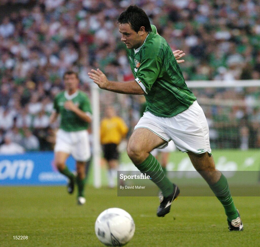 18 August 2004; Andy Reid, Republic of Ireland. International Friendly, Republic of Ireland v Bulgaria, Lansdowne Road, Dublin. Picture credit; David Maher / SPORTSFILE